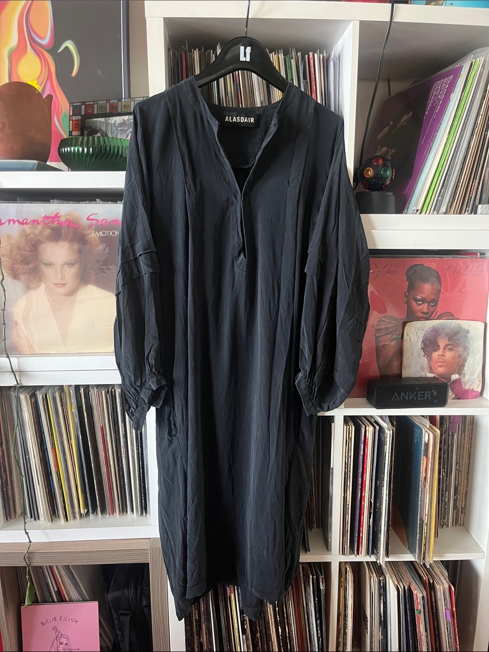 Alasdair Black 100% Silk Modern Dress Minimalist Size Small/Medium